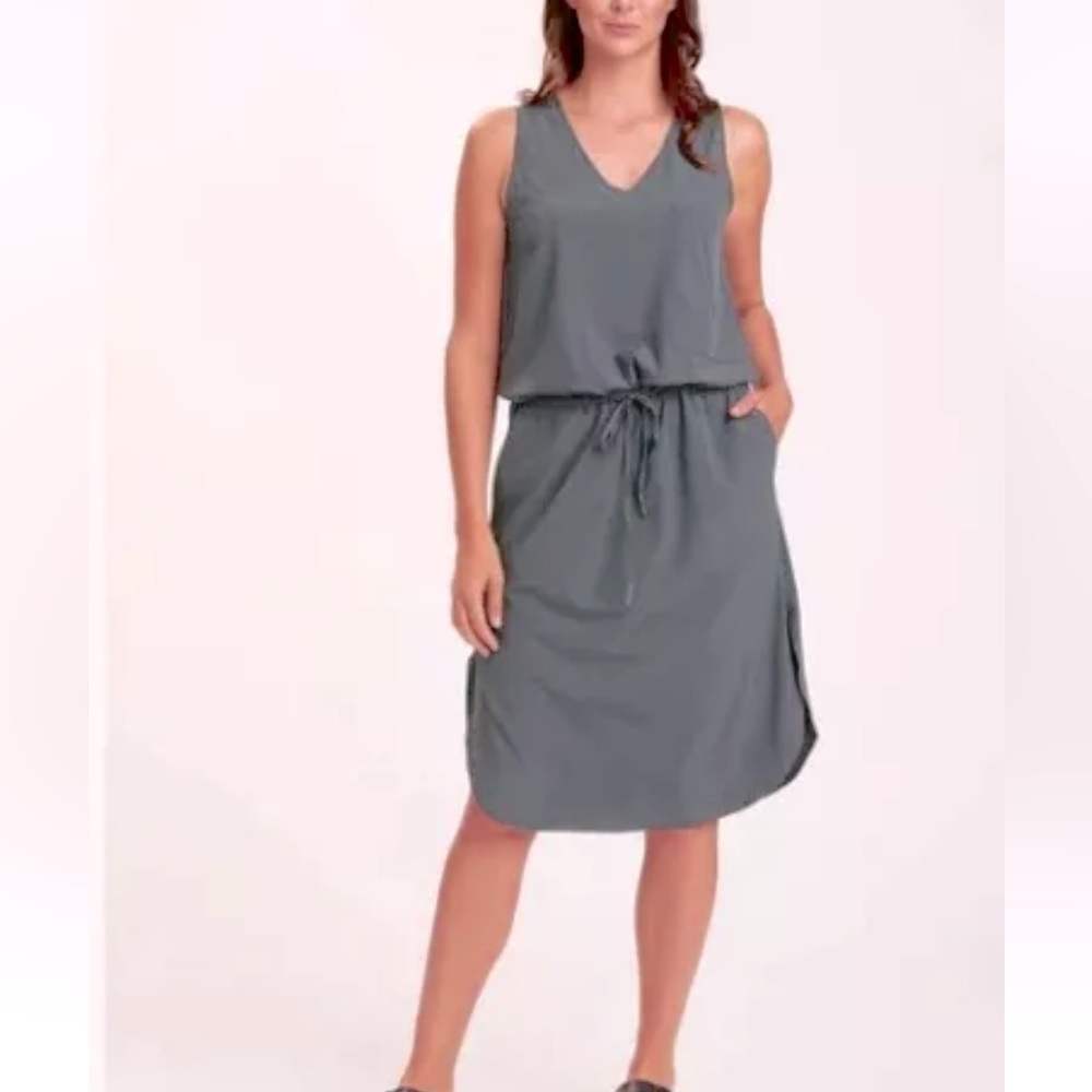 XCVI Fabe Shirt Dress, Gray NWT